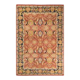 Classic One-of-a-Kind 5'10" X 9' Hand Knotted Area Rug