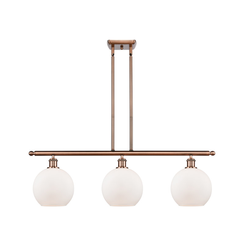 Myrna 3 - Light Kitchen Island Pendant, LED, Matte White, "300"