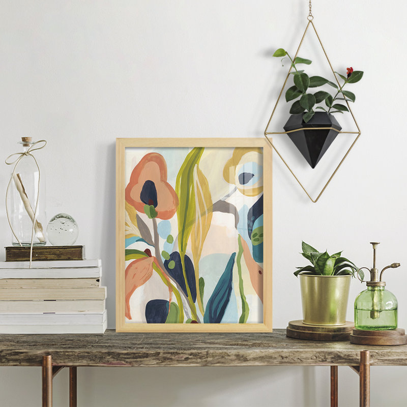 Jungle Jewels II, reproduction encadrée, H 15 po x l 12 po x P 1 po, Naturel