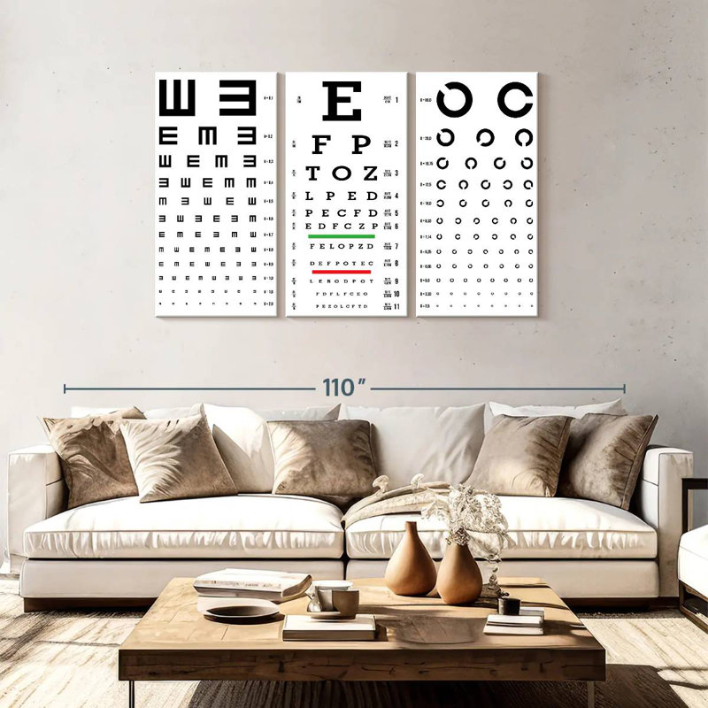 Graphiques de test Alcaraz Vision, H 48 po x l 74 po