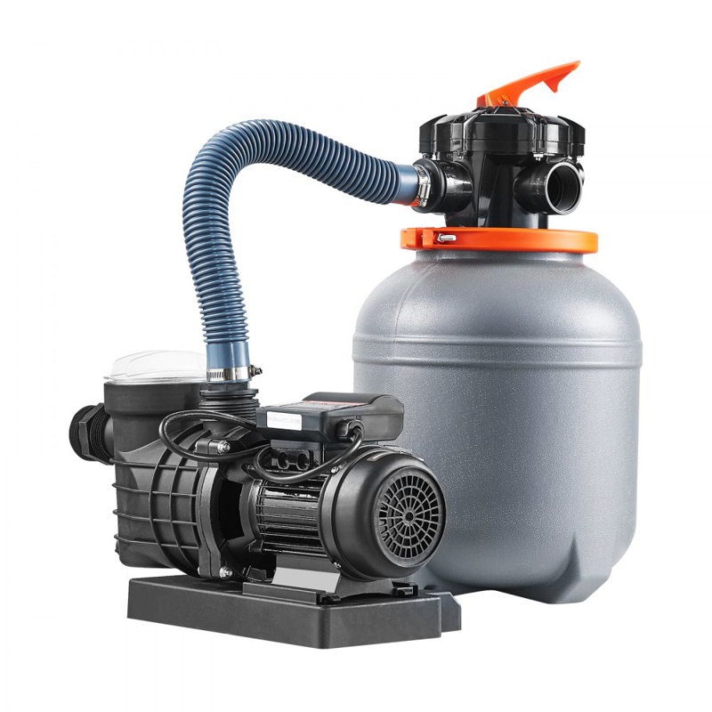Pompe à filtre à sable 12 po pour piscine hors terre 1/2 HP 3000 GPH Débit