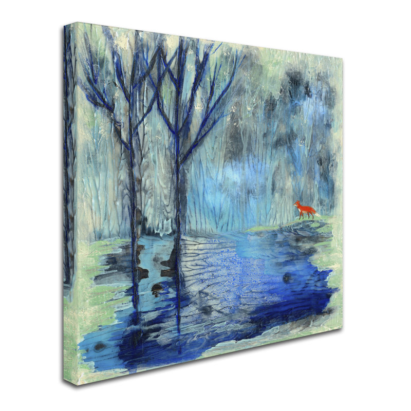 «Tranquil Travels» par Berkley, reproduction sur toile tendue, H 18 po x l 18 po x P 2 po