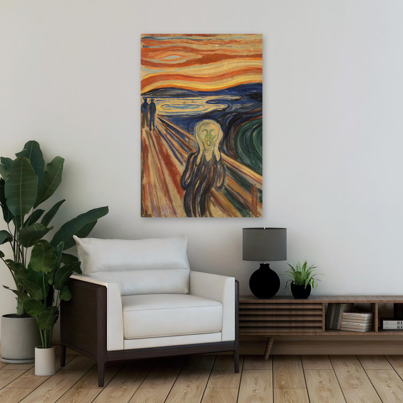 The Scream - Museum Figurative Expressionism Art, 36" H x 24" W
