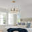Derrien 6 - Light Dimmable Chandelier