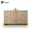 Meuble-lavabo simple en bois de manguier l 54 po Soma