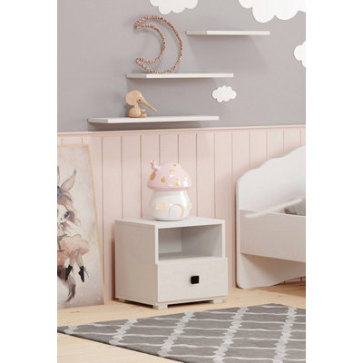 Helgeson 40cm W Manufactured Wood Bedside Table
