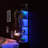 5-Tier Floating Wall Shelf with Bulit-in RGB Lights-653135032
