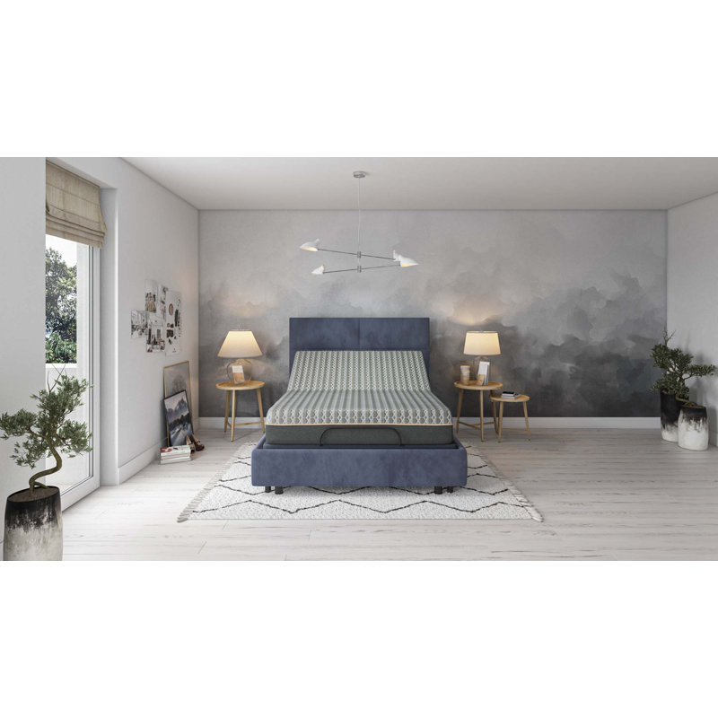 Matelas hybride Copper Lux 12 po avec couche de confort à mémoire de forme et système de ressorts, Très grand simple, 12"