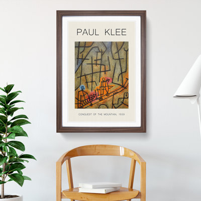 Conquest of the Mountain by Paul Klee - Picture Frame Art Prints