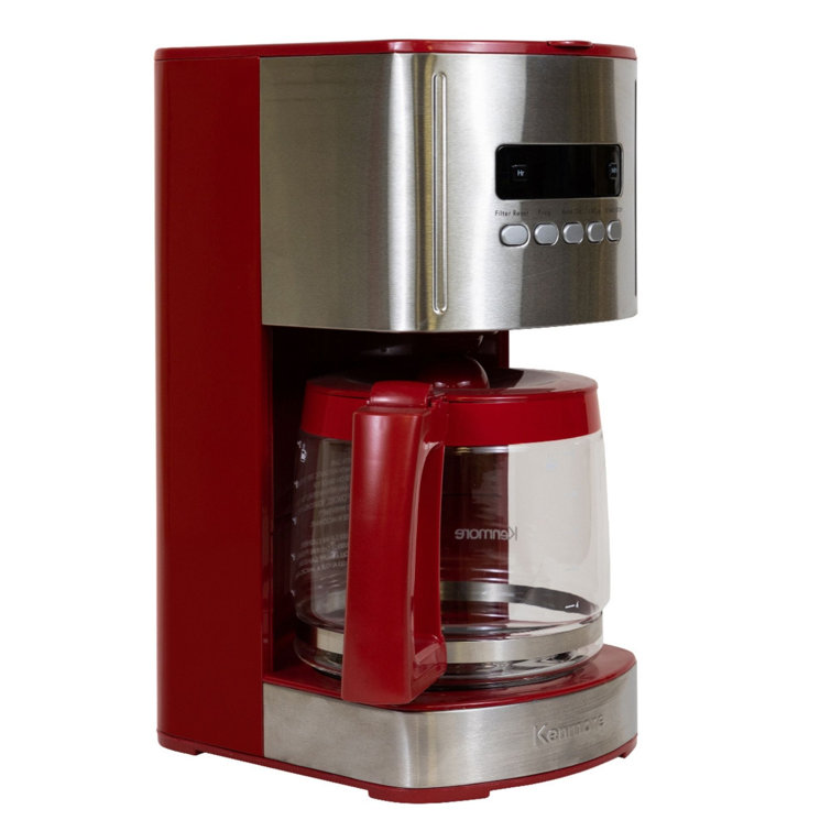 Cuisinart 12-Cup Red Residential Drip Coffee Maker at
