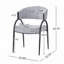 Chaises de salle à manger rembourrées avec structure en métal-812623209