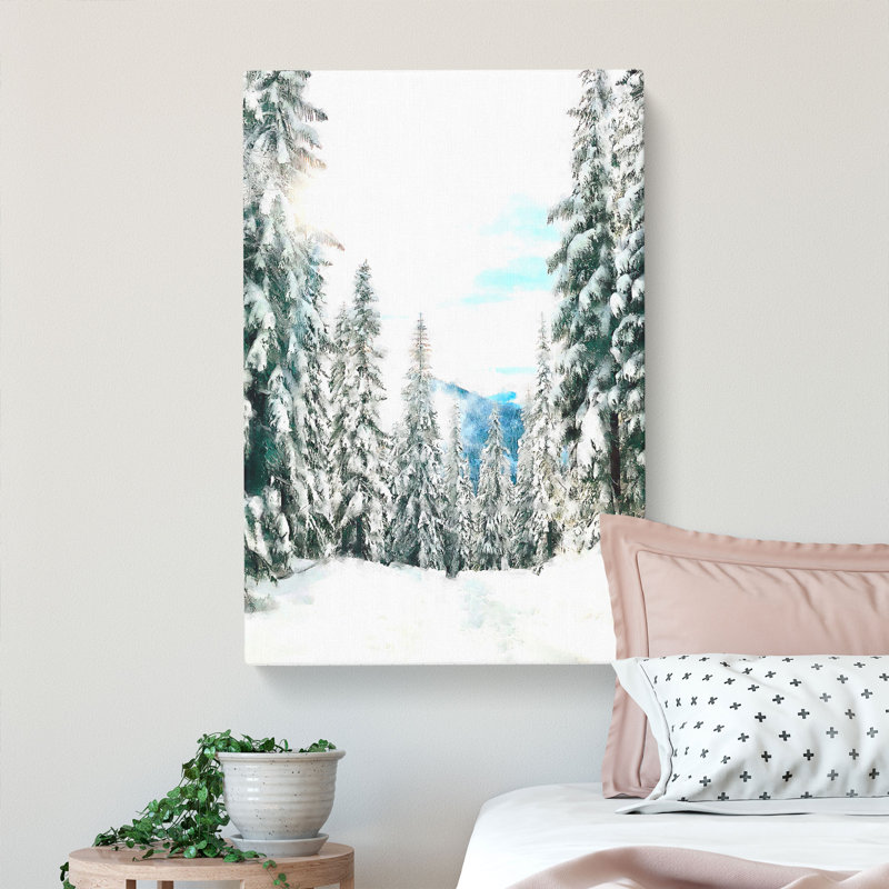 Winter Trail - Wrapped Canvas, 50cm H x 35cm W x 3cm D