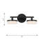 Sean Lavin Khan Bathroom Bedroom Wall Fixture With Silk Screen White Inside Clear Outside Shade-1759138740-1759138760-1759138761