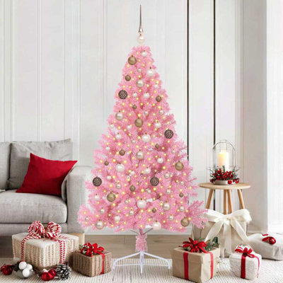 5.91' H Lighted Artificial Christmas Tree