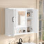 Armoire de rangement murale avec miroir-1058548500