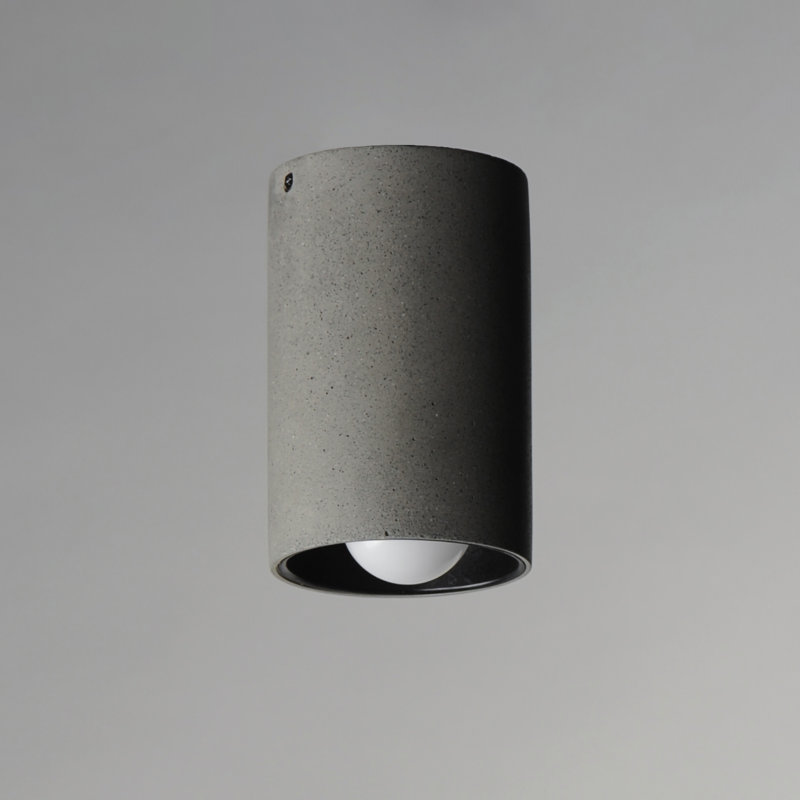Pilar-Flush Mount, Graystone
