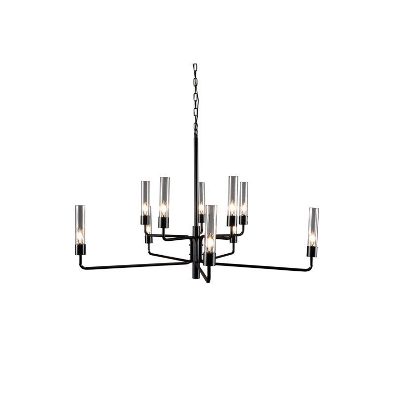 10 - Light Candle Style Sphere Chandelier