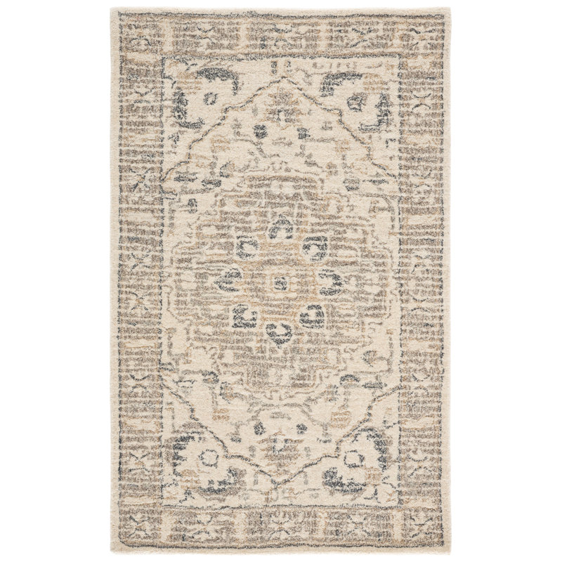 Tapis ivoire / beige Metro 617, Rectangulaire 3 pi x 5 pi