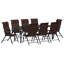 Eliezel 8 - Person Patio Dining Set with Rectangular Table-427217181