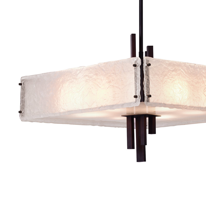 Paradiso 10 - Light Dimmable Square / Rectangle Chandelier