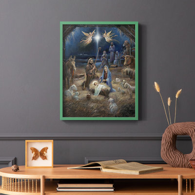 Silent Night Framed Print - Solid Wood