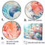Ensemble de salon mural Cresencio - Coastal Coral Under Water-107733933-107733938