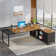 70.87'' Executive Desk and File Storage Cabinet