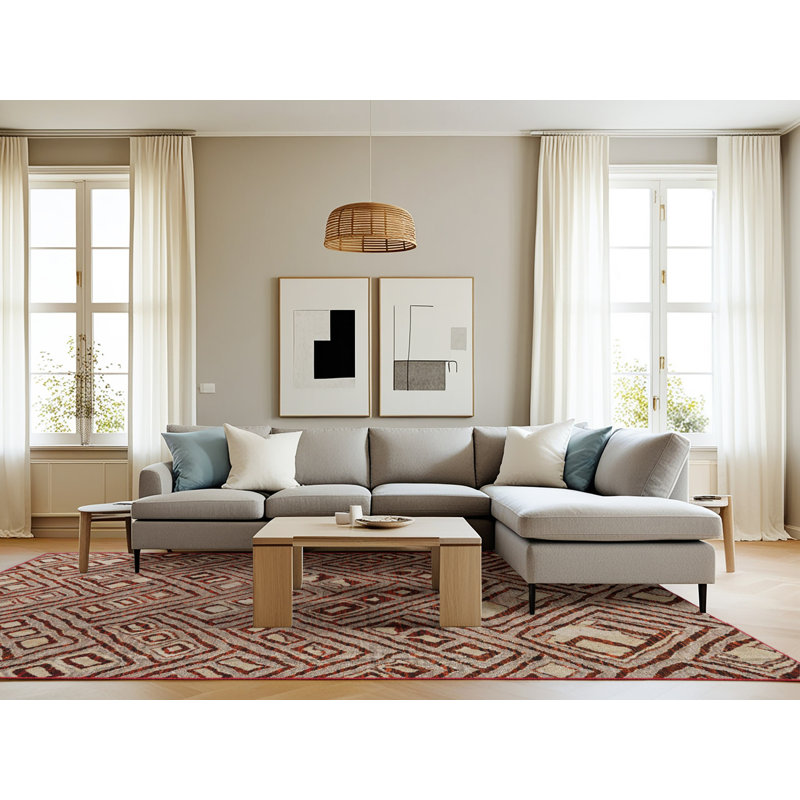 Amillie Geometric Indoor Rug, Rectangle 8' x 10'
