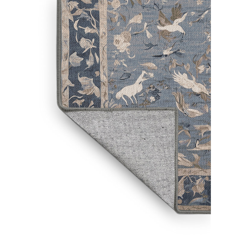 Tapis gris lavable à la machine