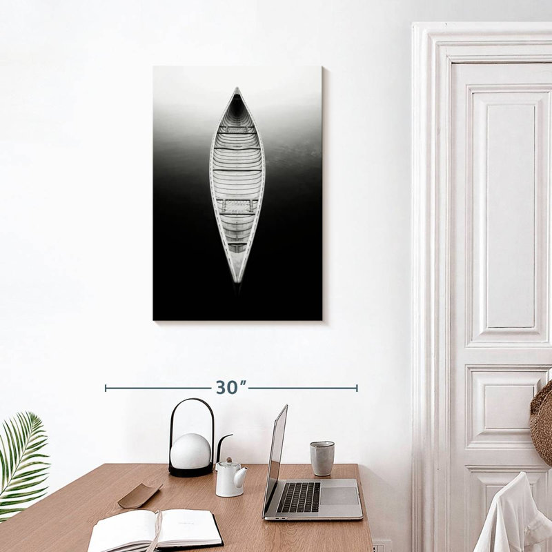 Mehar An Empty Canoe, 30" H x 20" W