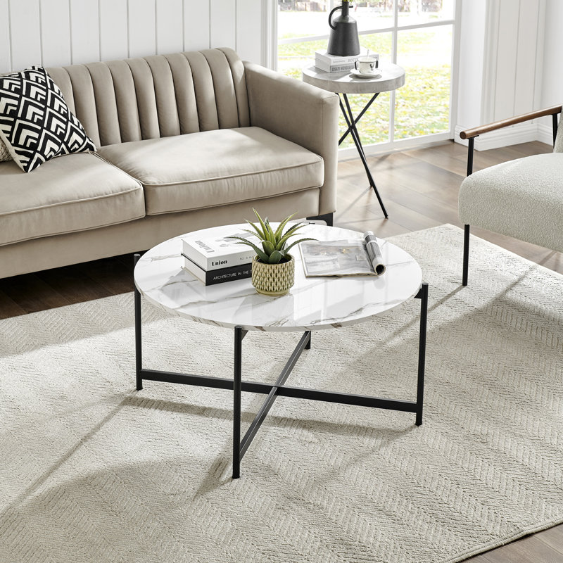 Table basse Abhaki, Blanc