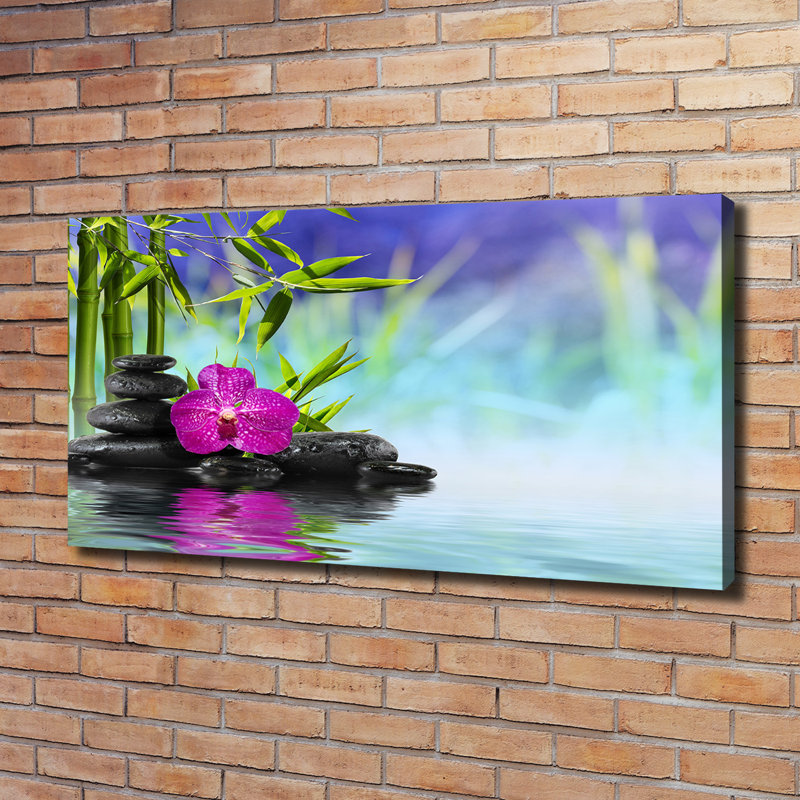 Orchid Bamboo - No Frame Print on Canvas
