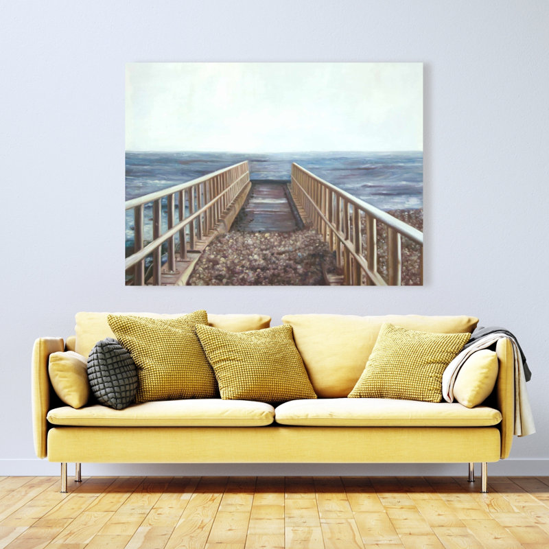 Relaxing Beach - Marine Bathroom Canvas for Home Decor