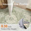 Tapis oriental beige Stella avec envers antidérapant et rouleau-238700019-31328083-251322145