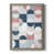 Toile avec cadre gris