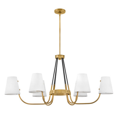 Ardea 6 - Light Metal Dimmable Chandelier