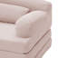 Canapé-lit en velours côtelé pliable - canapé convertible en mousse haute densité (rose)-133411923-133411934