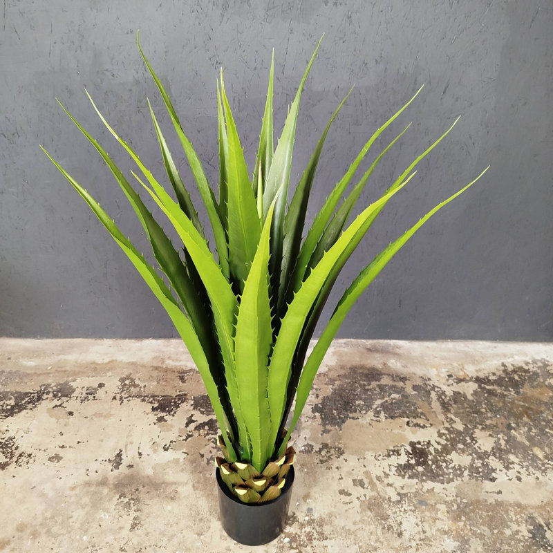 48" Giant Agave Fake Plant With Pot