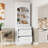 TOPMAX Modern 83.7Inch High Kitchen Pantry -1503182141