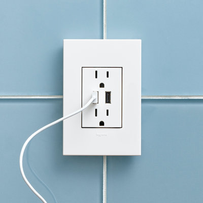 Adorne® 1-Gang+ Rocker Wall Plate