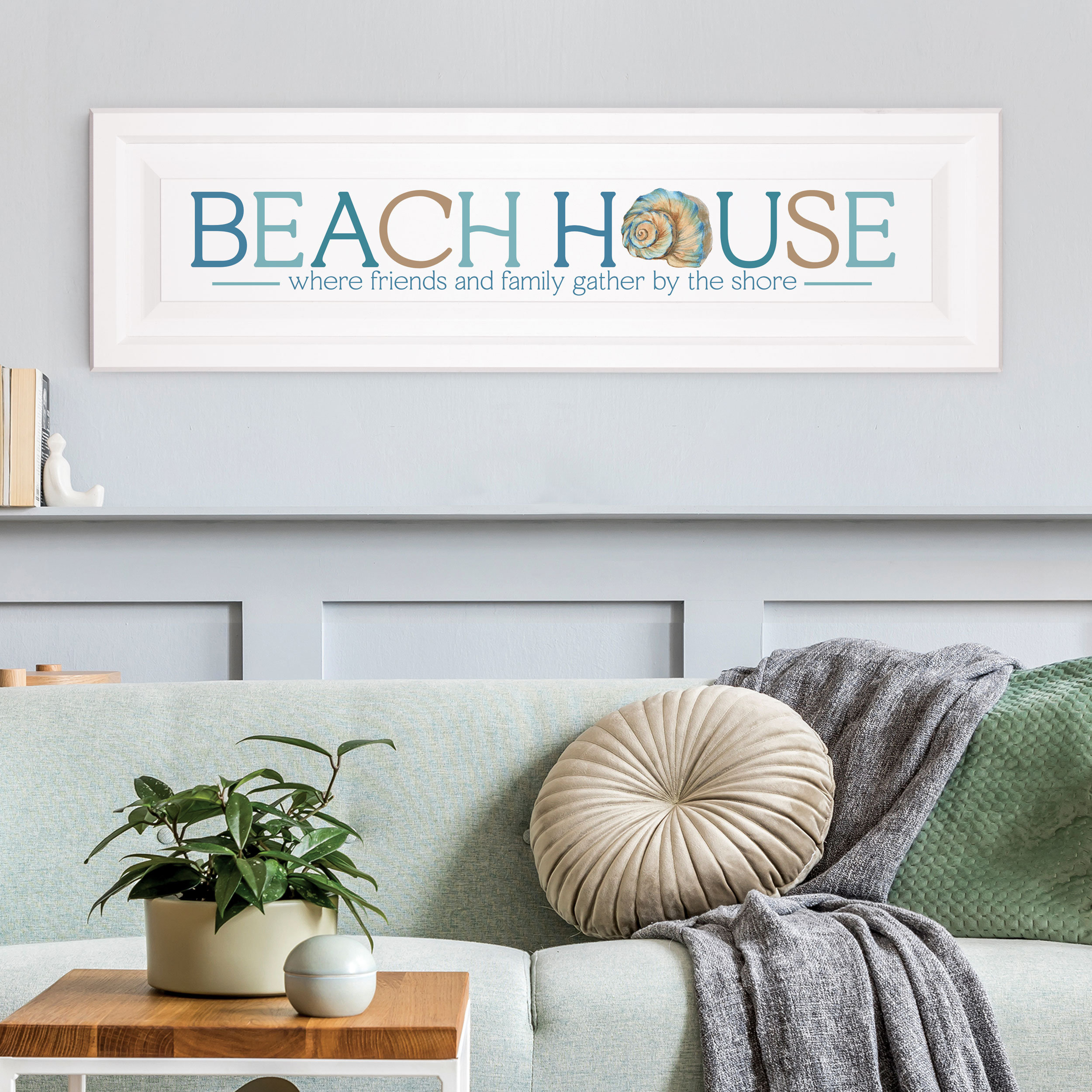 Coastal Transportation Wall Decor on Solid Wood