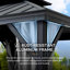 Pavillon de jardin à toit rigide de 10 pi x 10 pi Sunjoy, pavillon de jardin d'extérieur à cadre en aluminium, pavillon de jardin à toit rigide en acier à 2 niveaux avec filet, rideau et crochet de plafond
