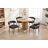 Modern Upholstered Side Dining Chairs With Curved Backrest, With Solid Wood Frame, For Dining Room/Living Room-963464379-963464325