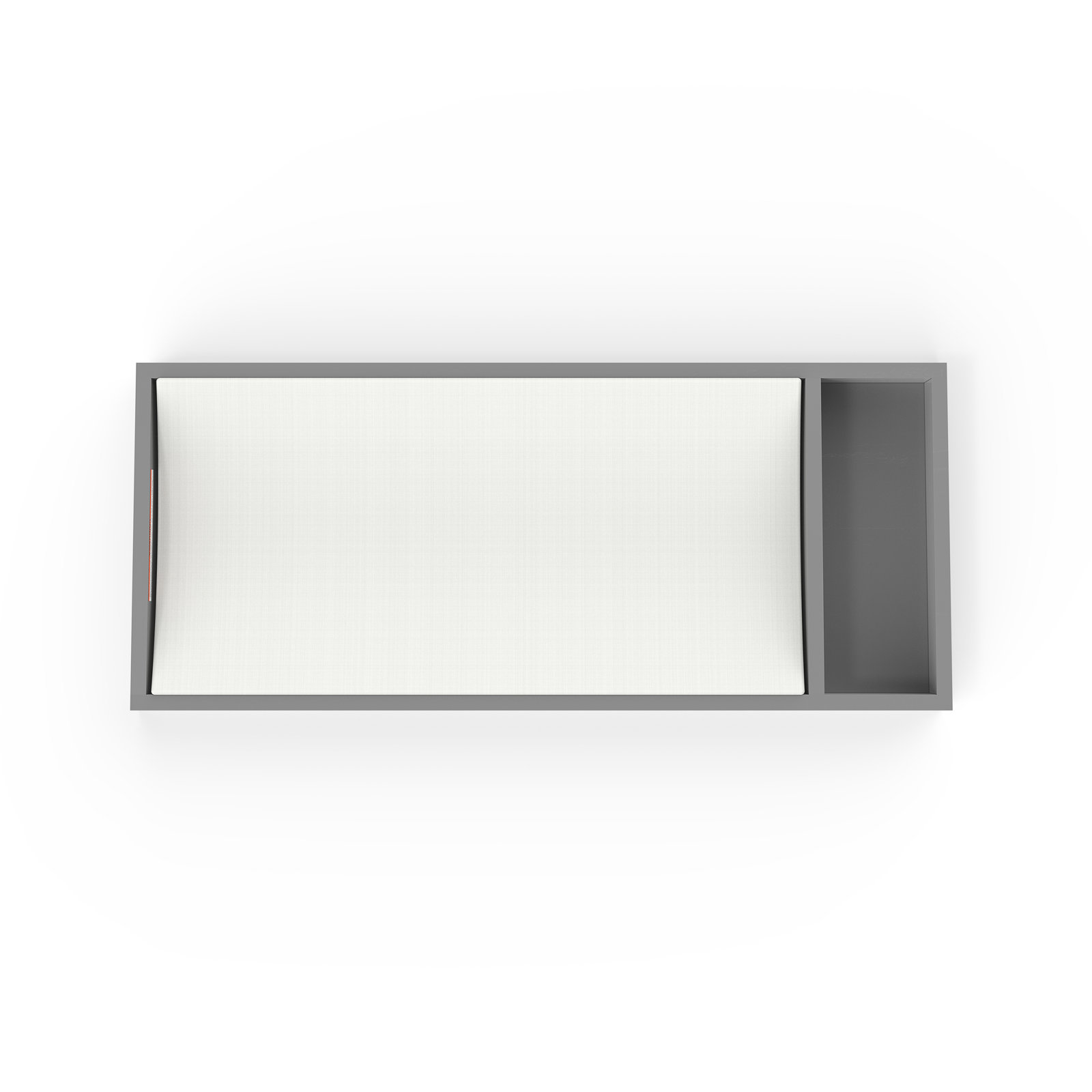 Universal Changing Table Topper, Cool Gray
