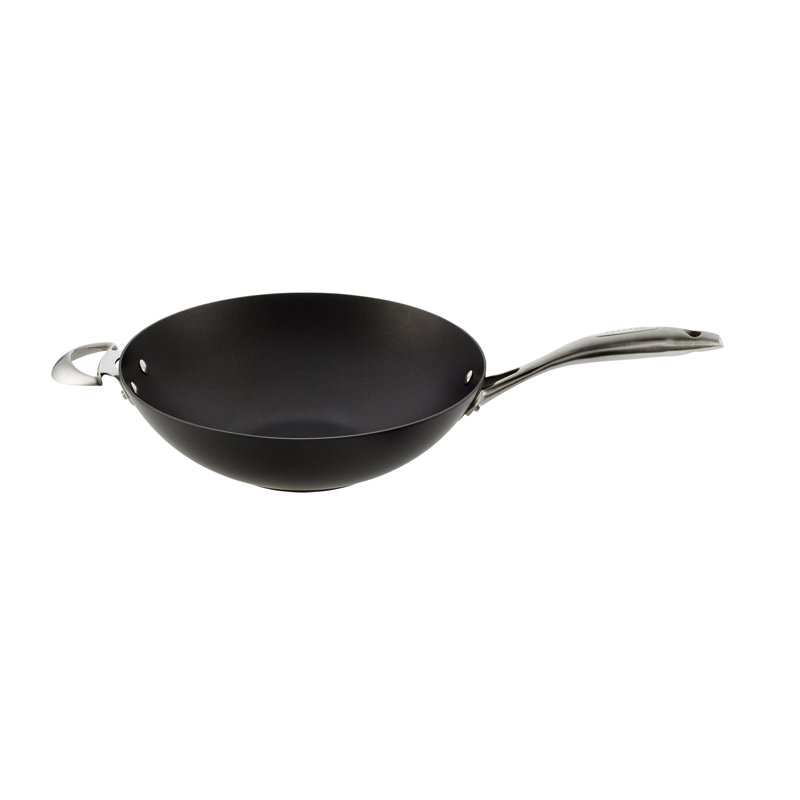 SCANPAN Pro IQ 12.5 in. Pro Non-Stick Aluminum Wok