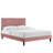 Modway Yasmine Channel Tufted Performance Velvet Platform Bed-380532826-380532841