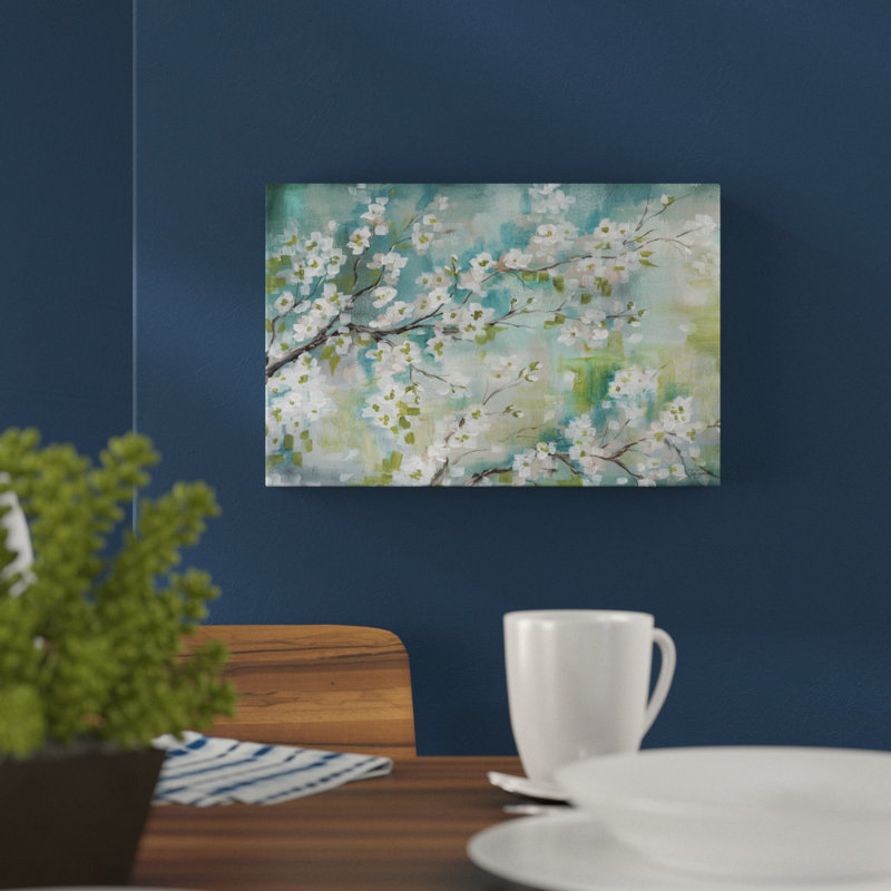 Cherry Blossoms II by Tre Sorelle Studios - Wrapped Canvas Print, 121.92cm H x 81.28cm W