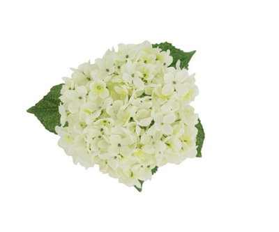 35" Light Green Artificial Hydrangea Stems