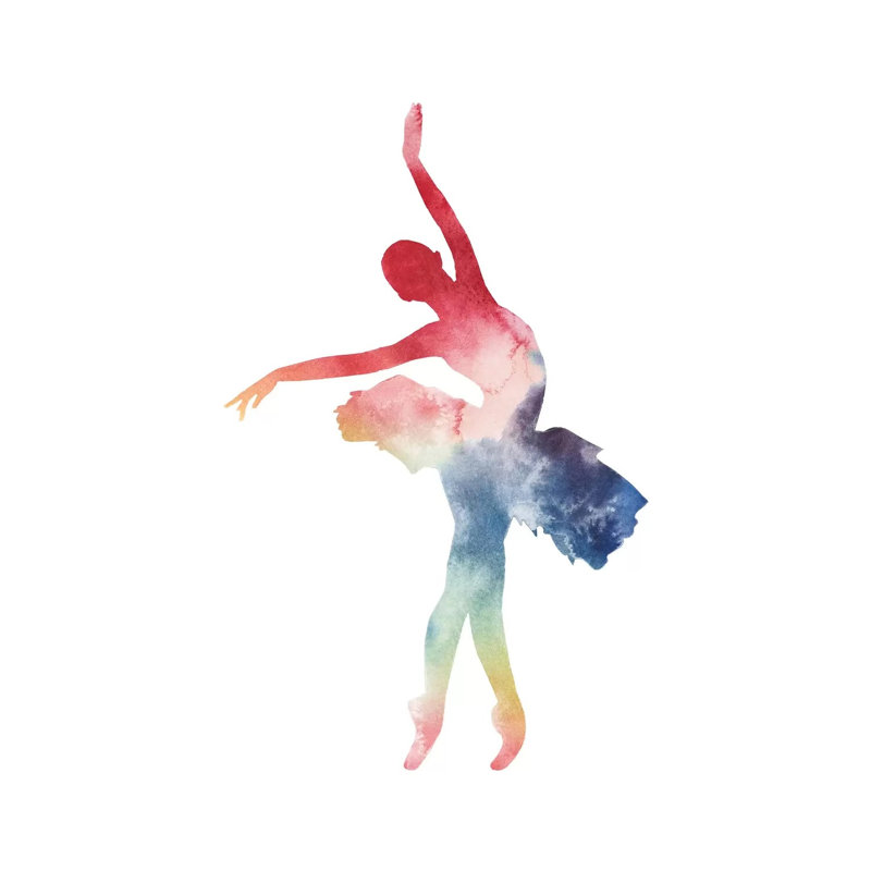 Ballerina Beam I by Grace Popp - Wrapped Canvas Print, 20.32 cm H x 30.48 cm W