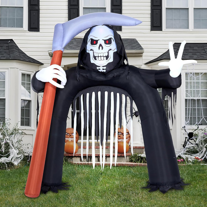 Décoration gonflable 11 pi Grim Reaper Archway